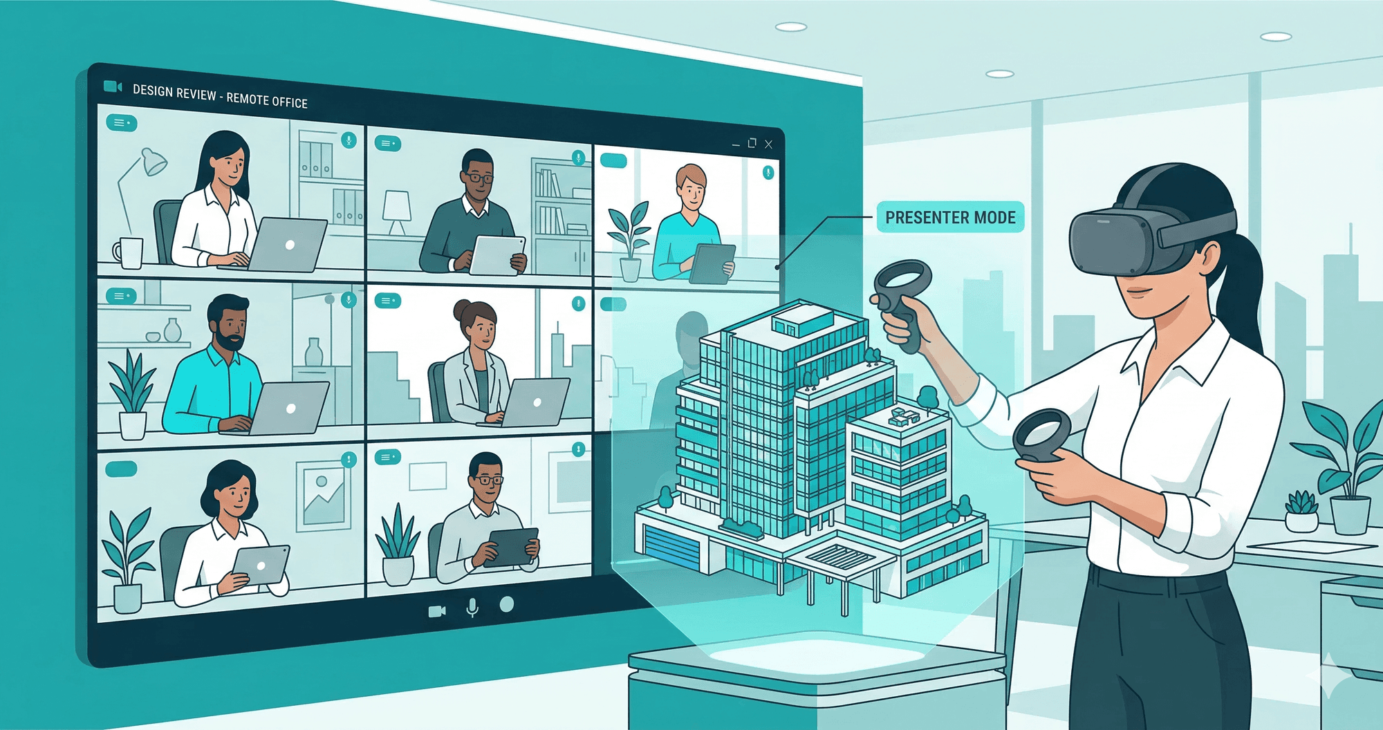 How to Run a Remote Design Review Using VR Presenter Mode